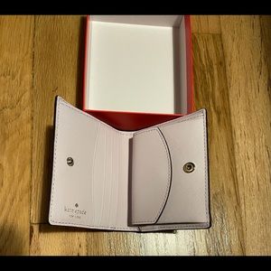New in Box Kate Spade Wallet Beige Leather